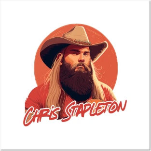 Chris Stapleton // Retro Style Fan Artwork Posters and Art